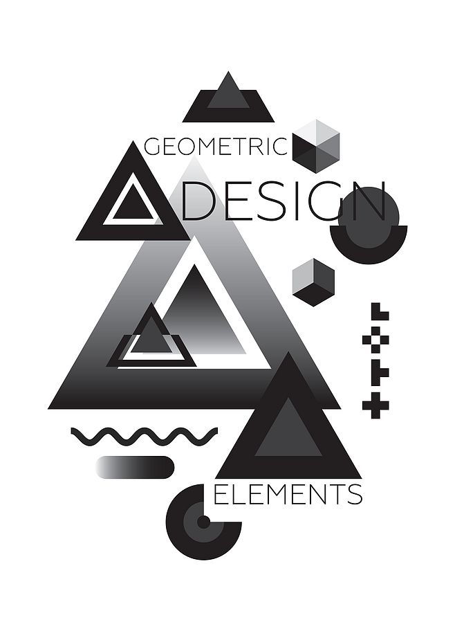 時(shí)尚抽象幾何 點(diǎn)線面平面構(gòu)成的藝術(shù)與應(yīng)用